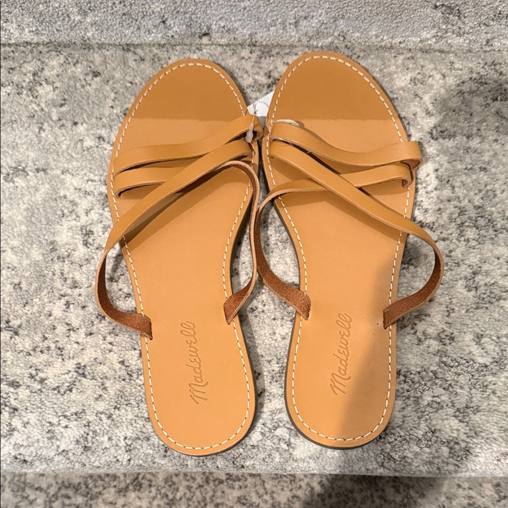 Madewell Tan Leather Sandals